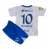 Al-Hilal Neymar Jr #10 Fußballbekleidung Auswärtstrikot Kinder 2024-25 Kurzarm (+ kurze hosen)